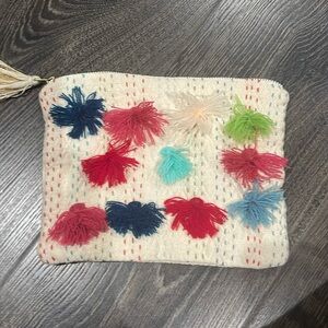 Fun PomPom design purse